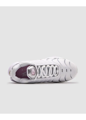 КРОССОВКИ ЖЕНСКИЕ NIKE AIR MAX TN PLUS WHITE/GREY/PINK НАЙК АИР МАКС ТН ПЛЮС БЕЛЫЕ No Brand белые демисезоны (391953446)