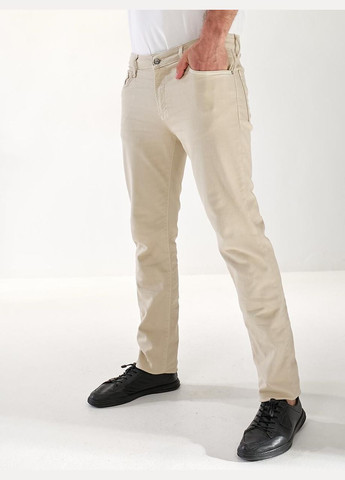 Бежевые демисезонные прямые джинсы alexia straight мужские бежевого цвета 33513 No Brand