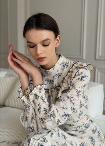 Молочна святковий, повсякденний сукня фланелева El'dress