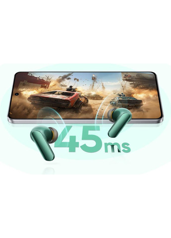 Навушники бездротові Buds Air 7 Pro Racing Green (зелені) Realme (362670697)