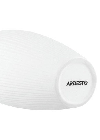 Ваза Siena AR3806W 7х23 см біла Ardesto (335972255)