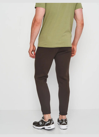 Коричневые кэжуал демисезонные джоггеры брюки Роза