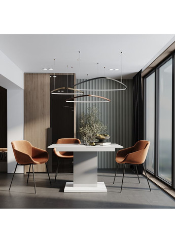 Стіл-трансформер Boston M 1200х690х750 Білий/Білий МДФ/попелястий МДФ (TB12011619000) Art In Head (337309276)