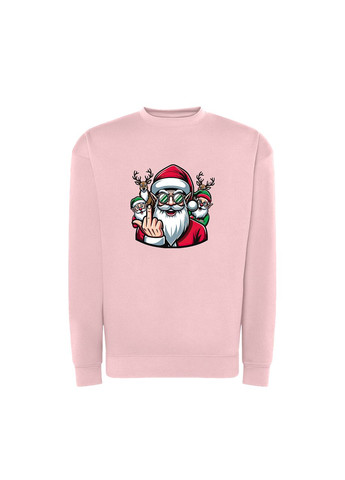 Розовый новогодний свитшот с принтом "подарки - за кеш!" (10931439373) ТiШОТКА (368566641)