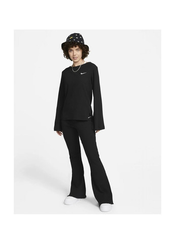 Штани жіночі Nsw Rib Jrsy Pant Black Dv7868-010 Nike (364662918)