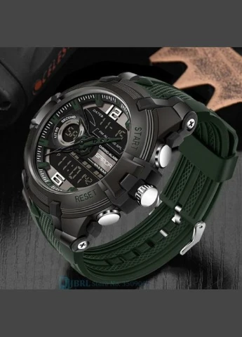 6015 Green-Black кварцевые спортивный Sanda (324214251)