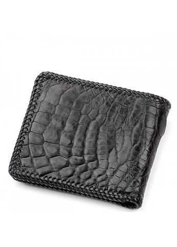Чоловічий гаманець зі шкіри крокодила 18004 Чорний Crocodile leather (367992154)