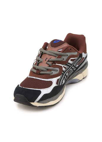 Хакі Осінні жіночі кросівки asics brown black grey No Brand Gel-NYC