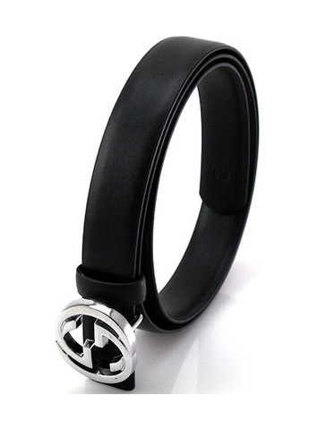 Стильный женский черный ремень GG No Brand ремінь (345646897)