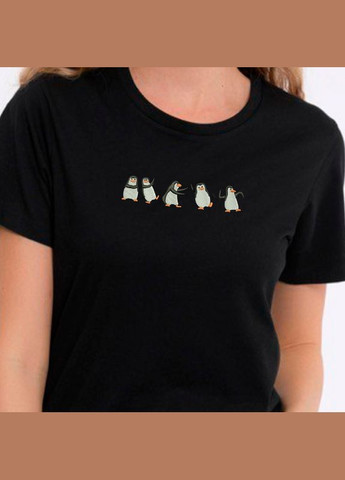 Футболка з вишивкою пінгвінів 02-2 жіноча (870245-14-3) No Brand - (330811162)