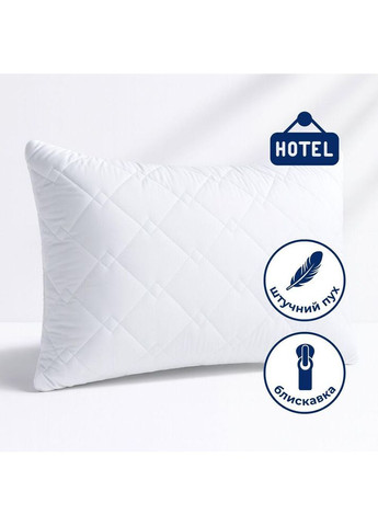 Подушка Classic Soft 50х70 см штучний пух з внутрішньою подушкою на блискавці, аналог пуху для готелів та дому IDEIA (362587118)