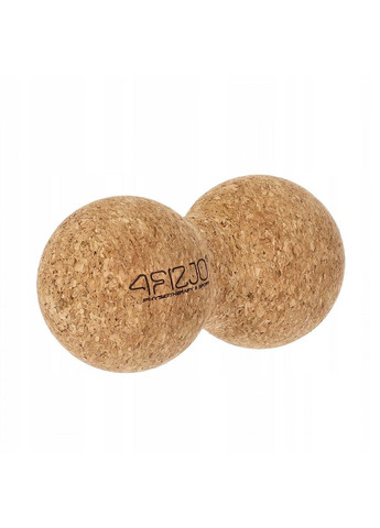 Массажный мяч двойной Lacrosse DuoBall Cork 6.5 x 13.5 см 4FJ0568 4FIZJO (280911259)