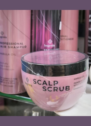 Скраб + шампунь для шкіри голови Scalp Scrub Marula Oil, 250 мл Bogenia (342373977)