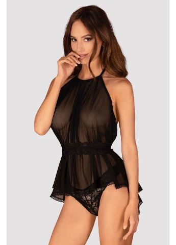 Прозрачная сорочка Serafia babydoll Obsessive (300102498)