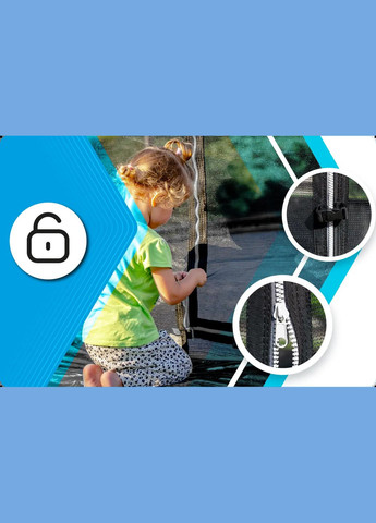 Батут INSIDE ELITE з внутрішньою сіткою 14 футів 427 см Thunder (342329638)