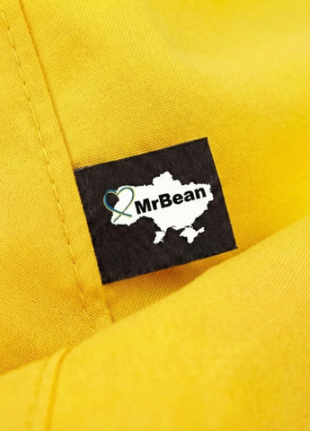 Крісло-мішок Груша Oxford M (115x75 см) Водовідштовхуючий Жовтий MrBean Груша M (370676395)