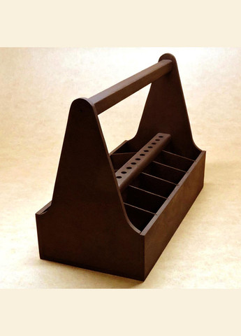 Ящик-переноска для инструмента из дерева Барселона 6 капучино (ЯДИ-600209) No Brand (328910392)