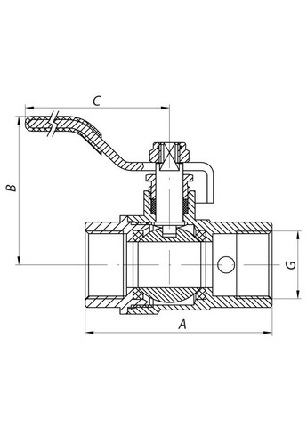 Кран шаровый с дренажем и воздухоотводчиком 3/4" ГГР KR.260 (KR0153) KOER (322003343)