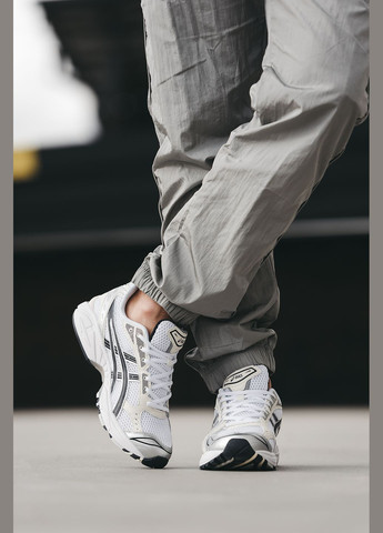 Кросівки жіночі і чоловічі Asics Gel-Kayano 14 white grey black | Асікс Гель-Каяно 14 білі сірі чорні No Brand білі всесезони (315155249)
