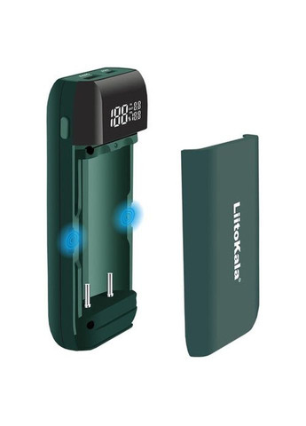 Зарядное устройство-павербанк Lii-MP2 на 2 канала для аккумуляторов, зеленый LiitoKala (353503069)