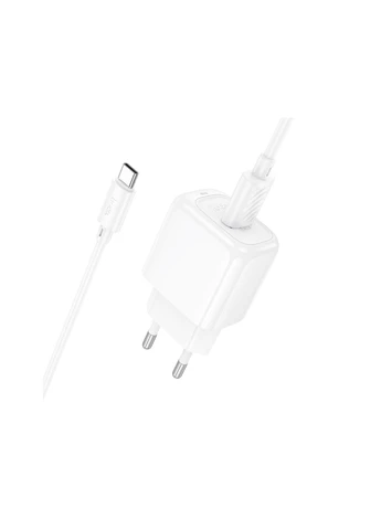 Мережевий зарядний пристрій з кабелем 18W Surplus single-port QC3.0 charger set(Type-C) Hoco CS52A (386477413)