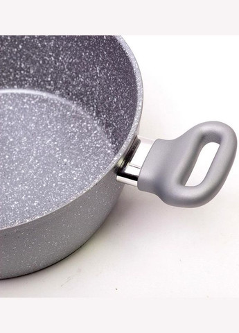 Каструля Grey Gotland 4л з гранітним антипригарним покриттям Kamille (372173376)