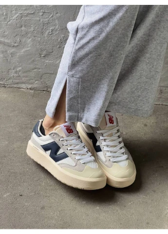 Бежеві Осінні кросівки чоловічі new balance No Brand CT302 Beige/Blue