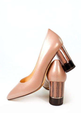 It-Girl Жіночі туфлі туфлі-човники бежевий з натуральна шкіра, — літо (317211678)