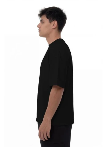 Черная футболка оверсайз мужская black с коротким рукавом Taboo clothing company