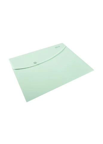 Папка-конверт на кнопке А4 Fusion Turquoise 492413 33х24 см Yes (393661723)