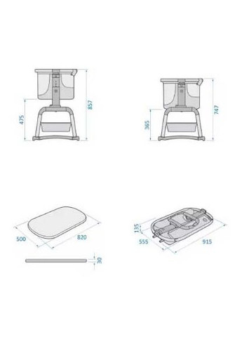Приставная кроватка Iora Air Classic Beige Eco () Maxi-Cosi 2121022300 (336146157)