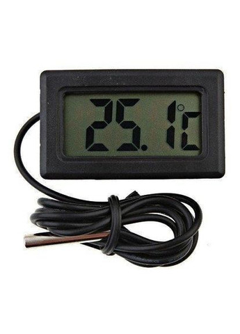 Термометр цифровий з виносним датчиком 1, чорний (HT050793) Xiamen (317297485)