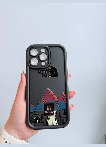 Чехол для iPhone 16 матовый The North Face, защитный, УЦЕНКА!!! No Brand (388367137)