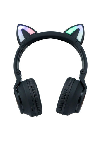 Беспроводные Bluetooth наушники BO18 "Кошачьи ушки" LED MP3 черные Borofone (368833414)