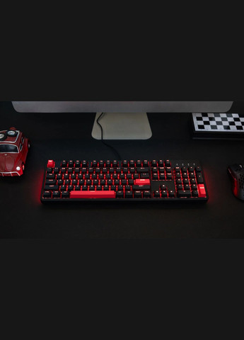 Клавіатура механічна X3 104Key, Keychron Brown, USB-A, QMK/VIA, Hot-Swap, EN/UKR, RGB, чорний Lemokey (322336667)