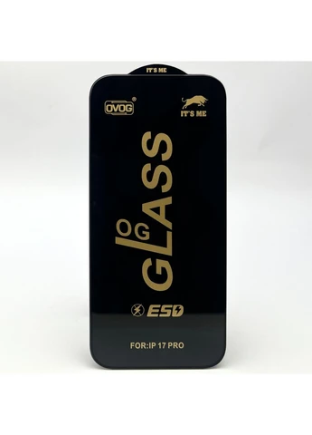 Захисне скло OG GLASS ESD на 17 PRO 6.3 глянець Full Glue захист для айфон 17 ПРО No Brand (382038196)