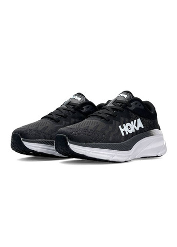 Черно-белые летние кроссовки мужские hoka No Brand Challenger ART 7 Black White