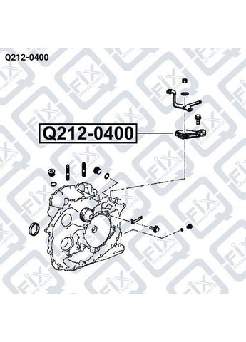 Датчик селектора АКПП Q212-0400 OEM 8617A002 Outlander 2006–2012 Q-FIX (370021562)