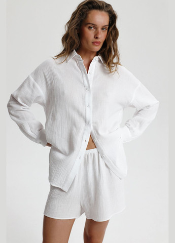 Шорты из муслина Белый 613 Papaya (338194613)