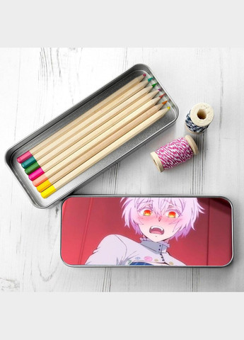 Пенал школьный для мальчика и девочки металлический Мемуары Ванитаса #008 7*18 см Silver No Brand (309151906)