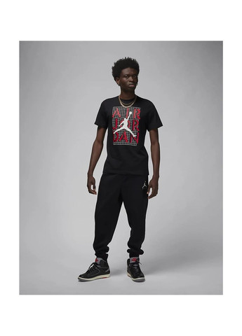 Черная футболка мужская t-shirt brand black Air Jordan