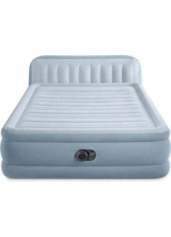 Двоспальне надувне ліжко зі спинкою 236 x 152 x 86 (46)см + вбудований електронасос () Intex 64450 (371346687)