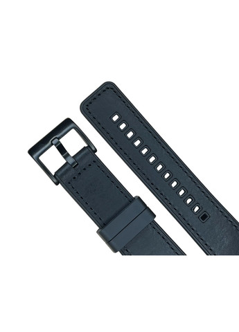 Ремешок Leather Silicone для часов Xiaomi Amazfit T-Rex 3 (W2323GL2N) – Black Primolux (332994246)