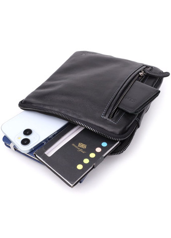 Сумка на плечо для мужчин из прочной зернистой кожи 23152 Shvigel (363023640)