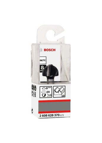 Пазовая фреза (20х8х46 мм) Standard for Wood галтельная (21745) Bosch (290253655)