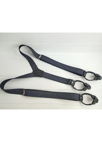 Темно синие подтяжки меланж на пуговицах Major Style (357206588)