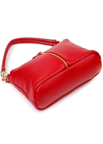 Сумка жіноча через плече шкіряна 22136 Червона Vintage (302007984)