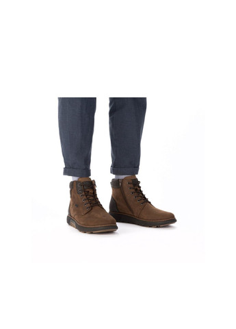 Коричневые зимние ботинки комфорт мужские b3343-26 Rieker