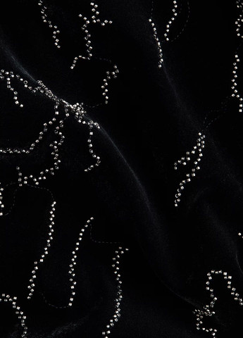 Черный женский жакет H&M с абстрактным узором - всесезон