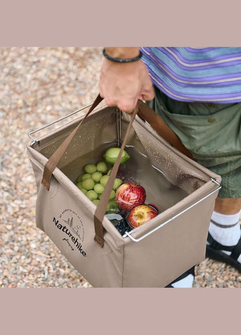 Складаний контейнер для води з ПВХ CNH22SN002, 20л, темно-зелений Naturehike (353505661)